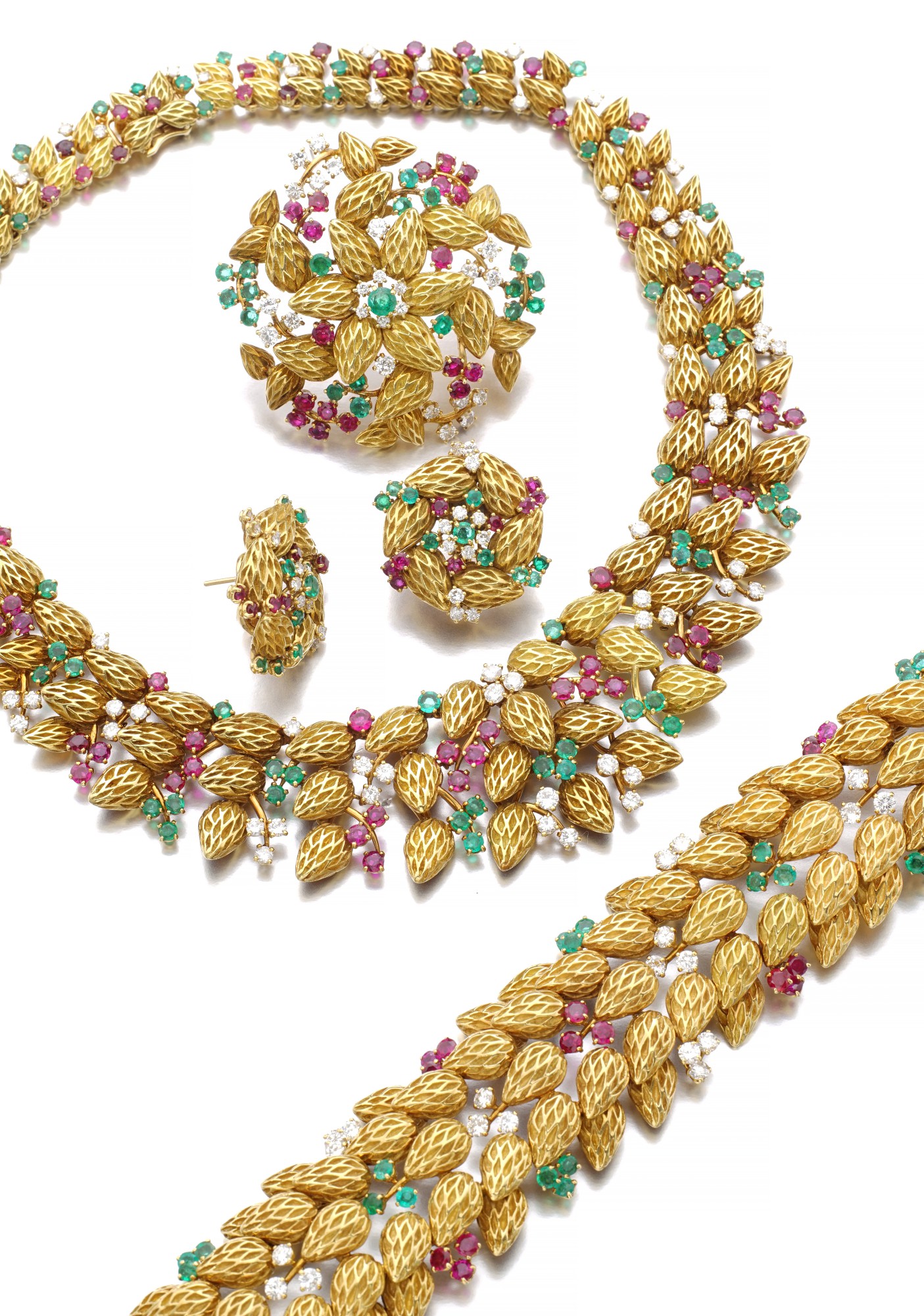 CARTIER | GEM SET AND DIAMOND PARURE, CIRCA 1960 | Magnificent Jewels ...