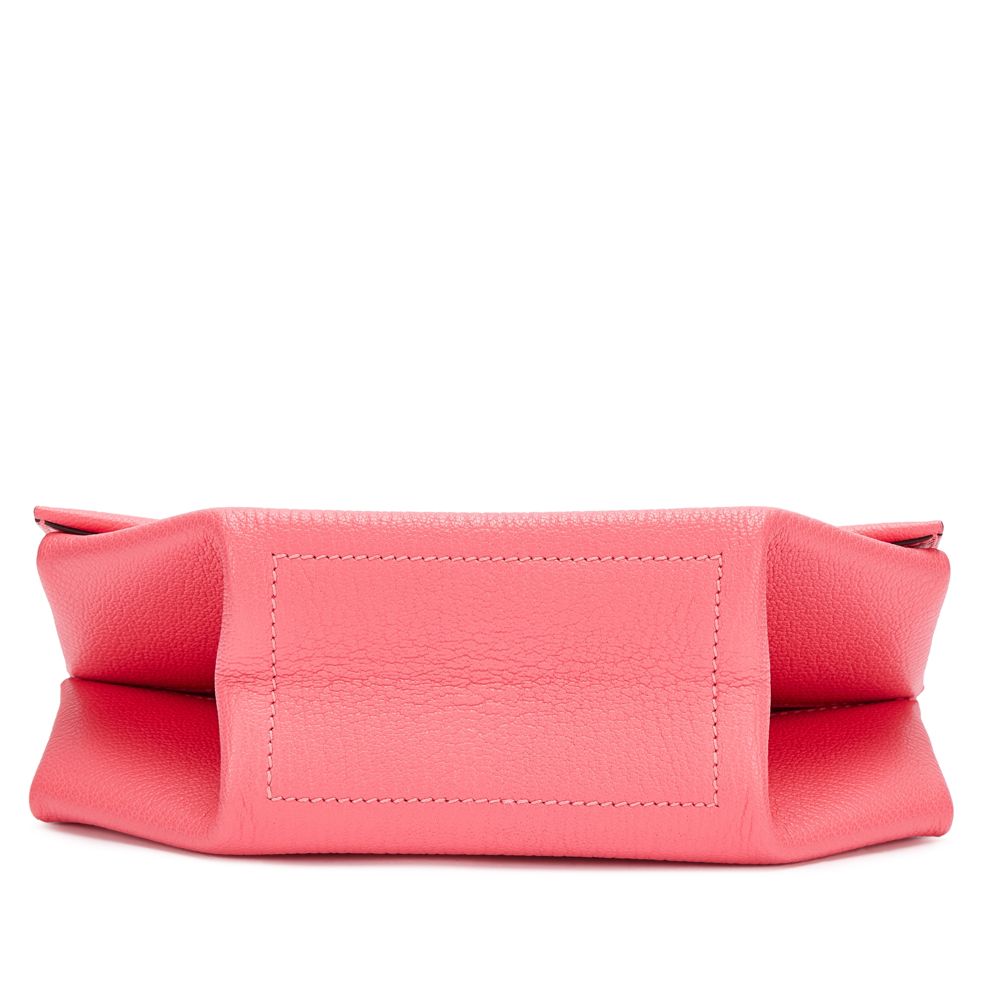 Hermès Rose Lipstick Chèvre Mysore Opli Bag Palladium Hardware