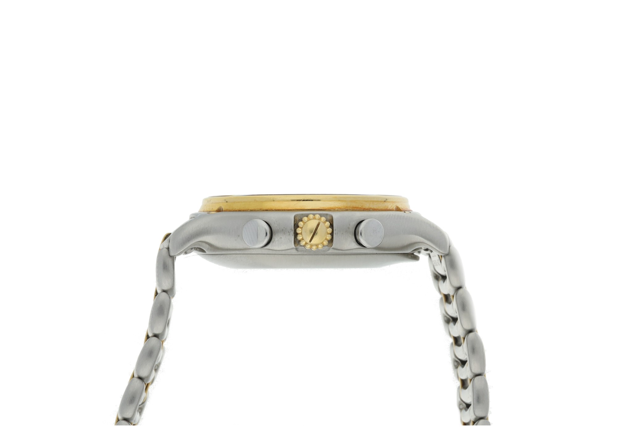 SOLD ) EBEL 1911 steel and yellow gold chronograph, El Primero SOLD ) EBEL 1911 steel and yellow gold chronograph, El Primero