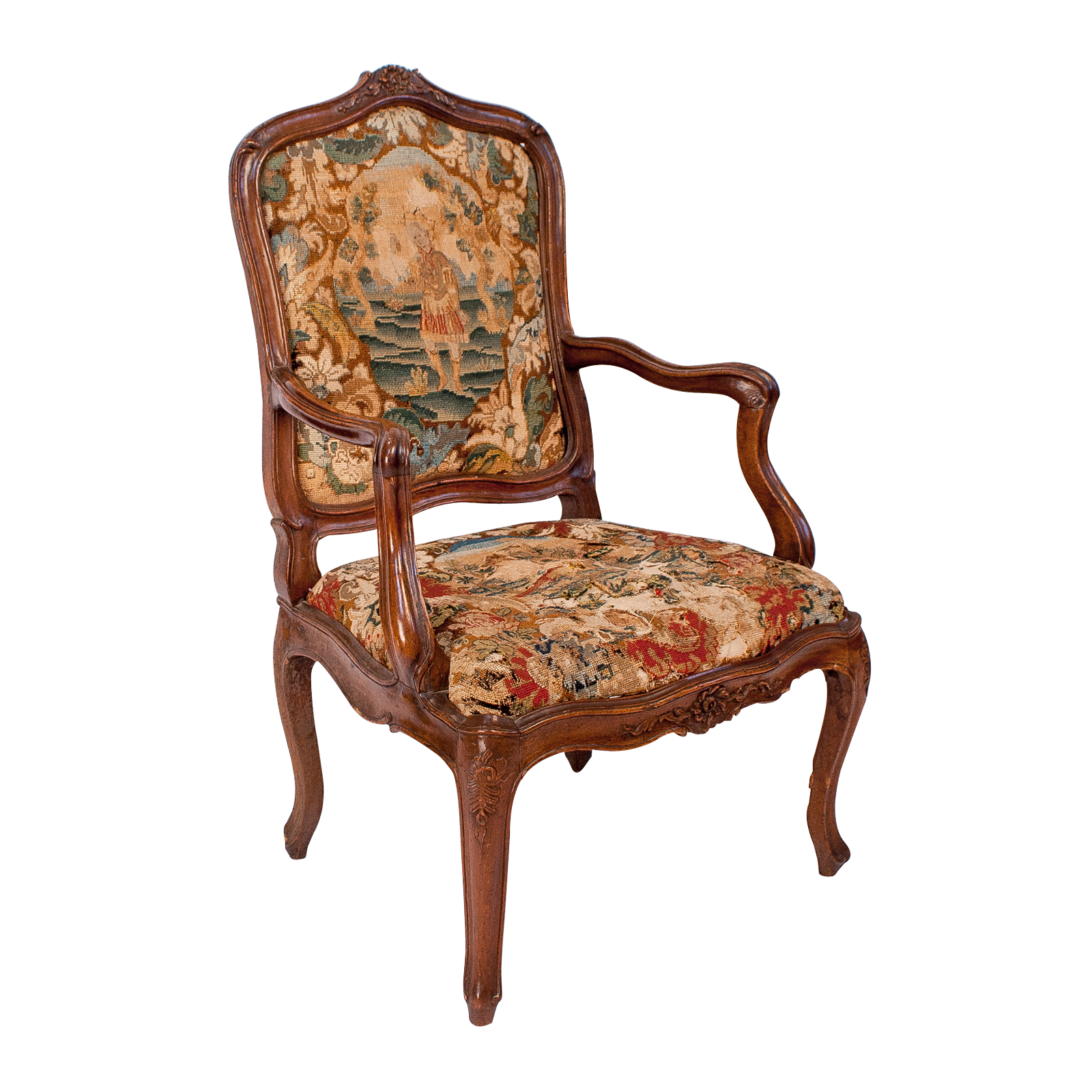 antique-italian-louis-xv-walnut-armchair-available-for-immediate-sale