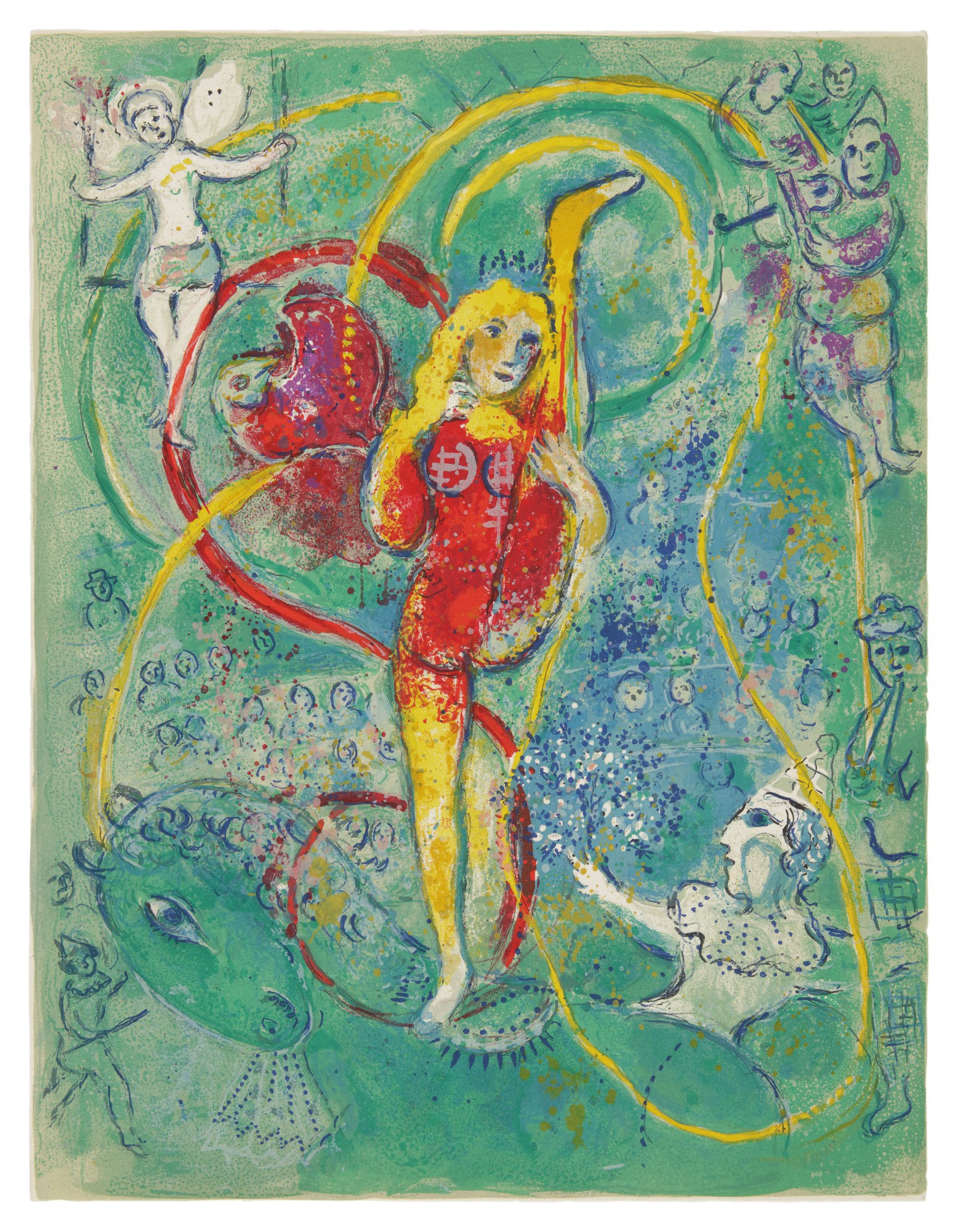 MARC CHAGALL | THE CIRCUS: ONE PLATE (M. 492; SEE C. BKS. 68) | Chagall