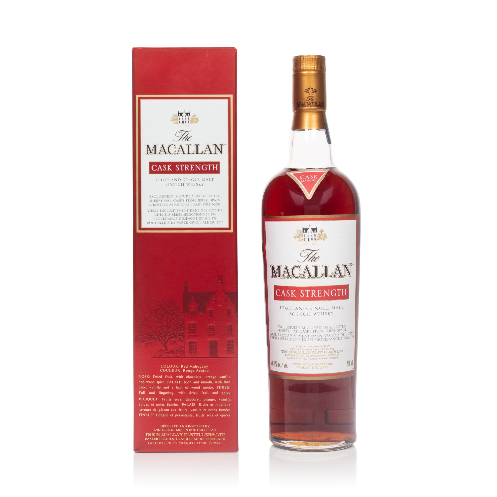 The Macallan Cask Strength 60.1 abv (1 BT75) | Finest Whisky | A Sherry ...