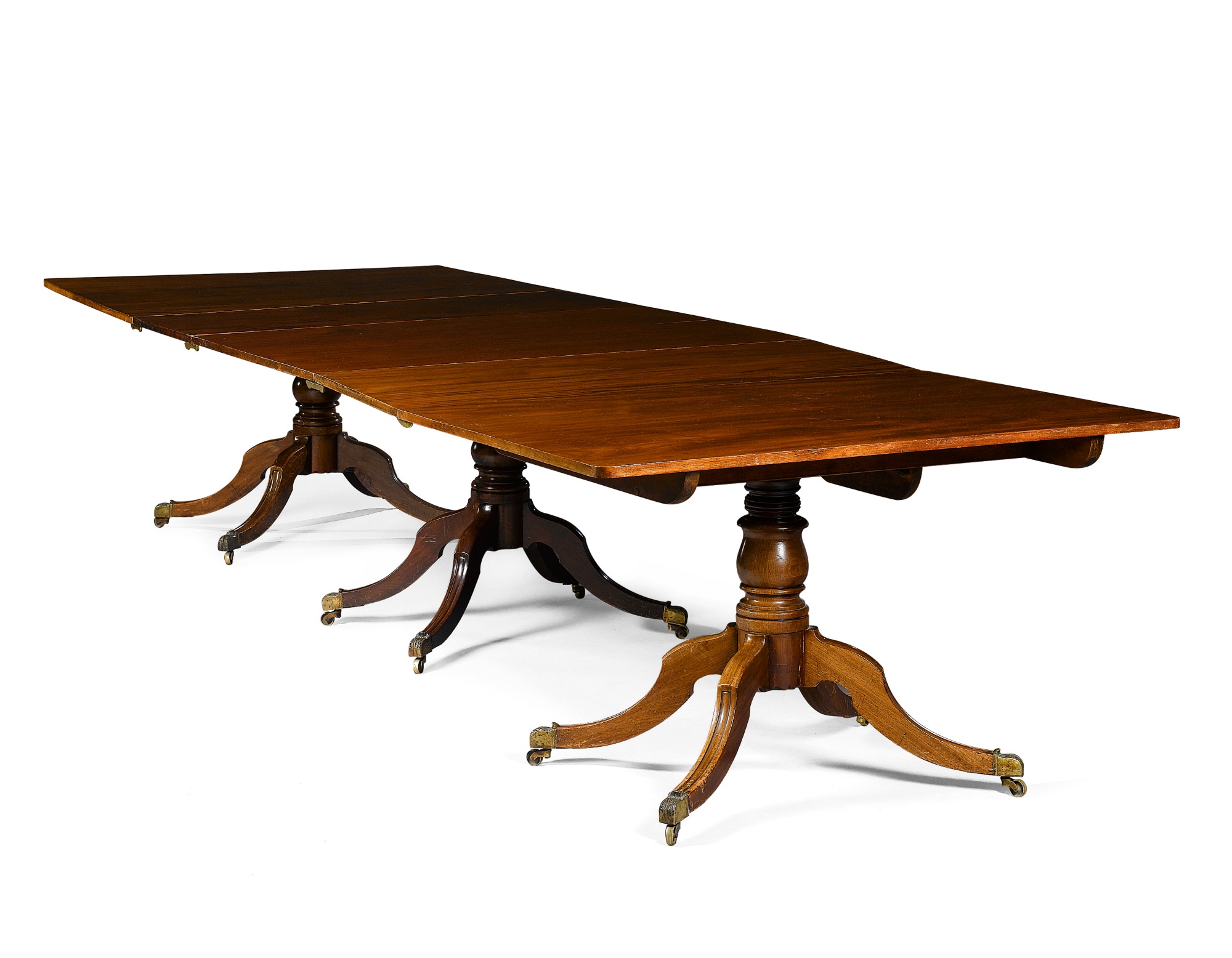 A George IV Style Mahogany Triple Pedestal Dining Table Classic a-george-iv-style-mahogany-triple-pedestal-dining-table-classic