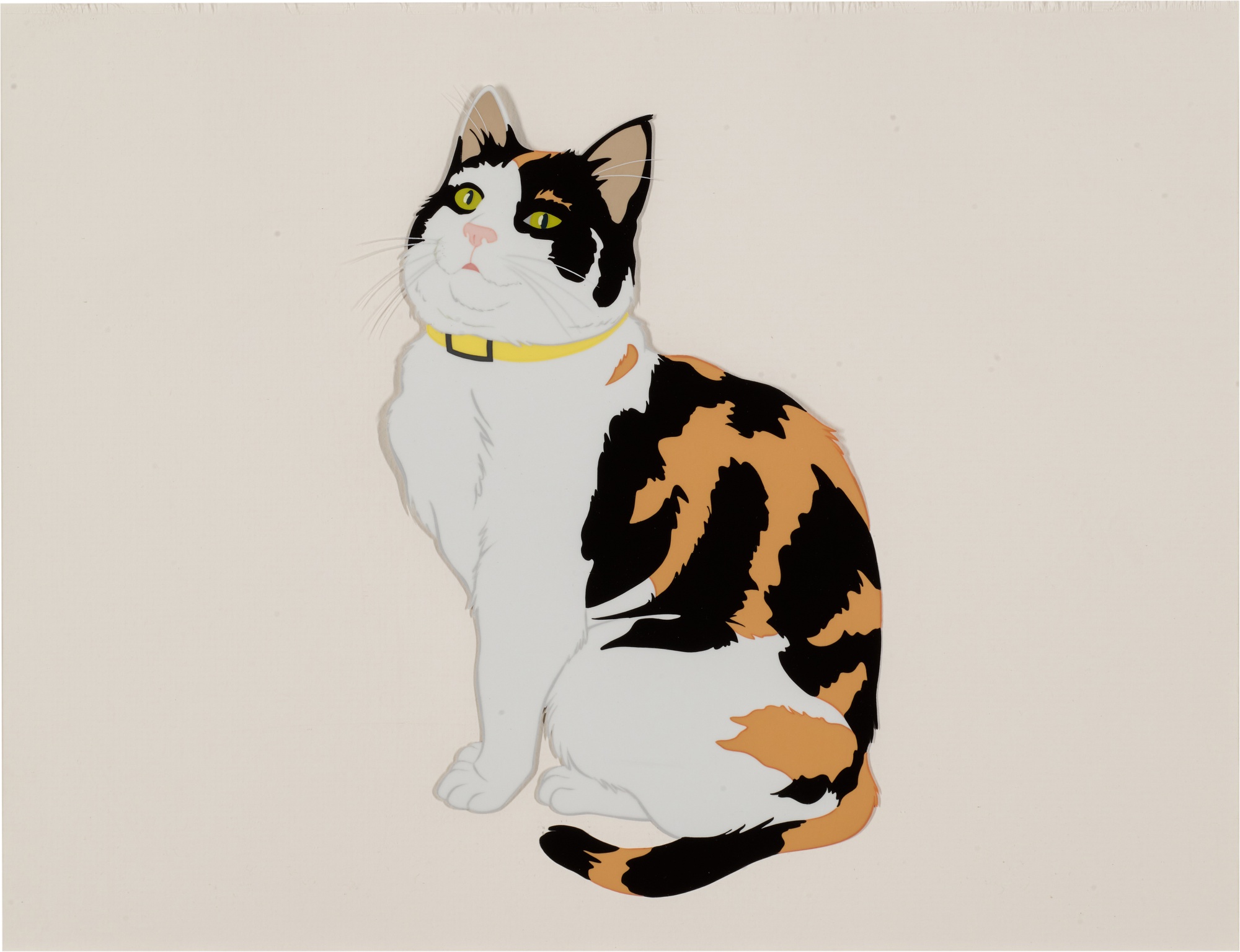 Walt Disney Studios Animation cell of Delilah, Freddie's cat, circa