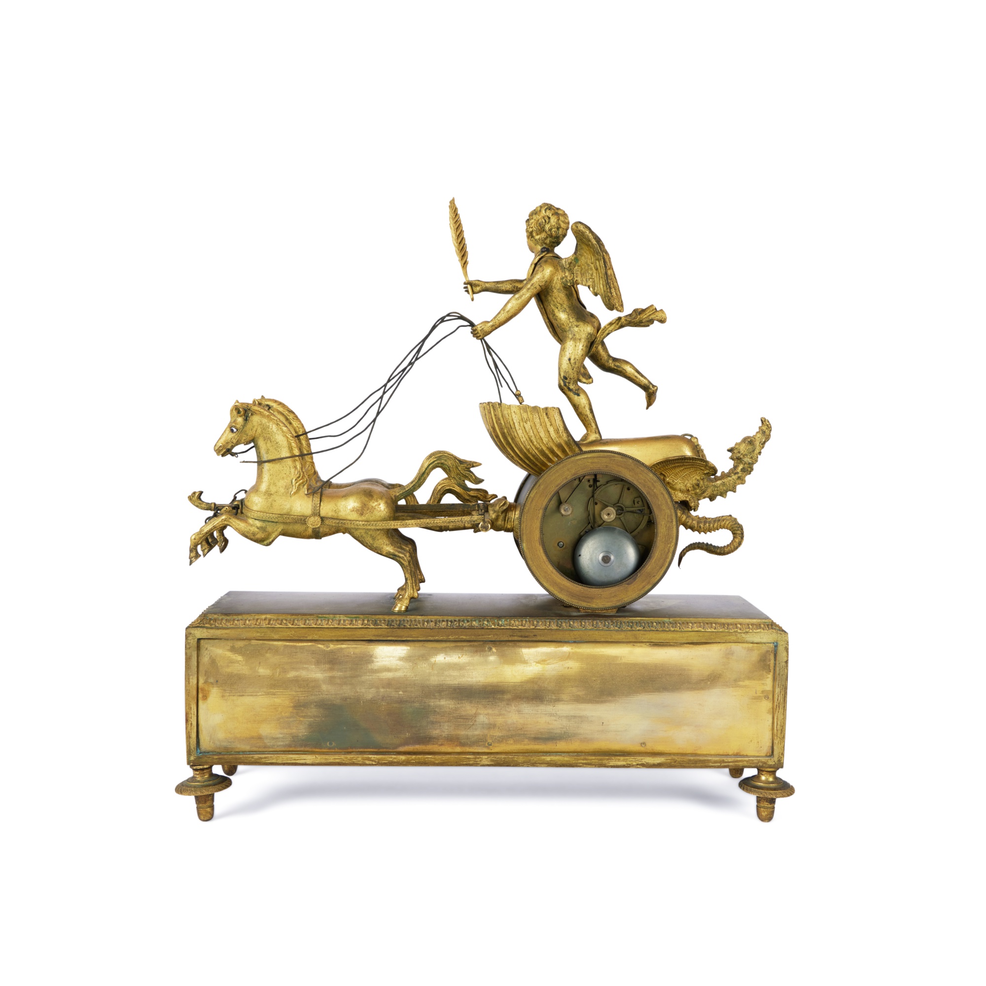 Chariot De Service En Laiton Lucite Et Verre Miroir Maison Jansen France 1970