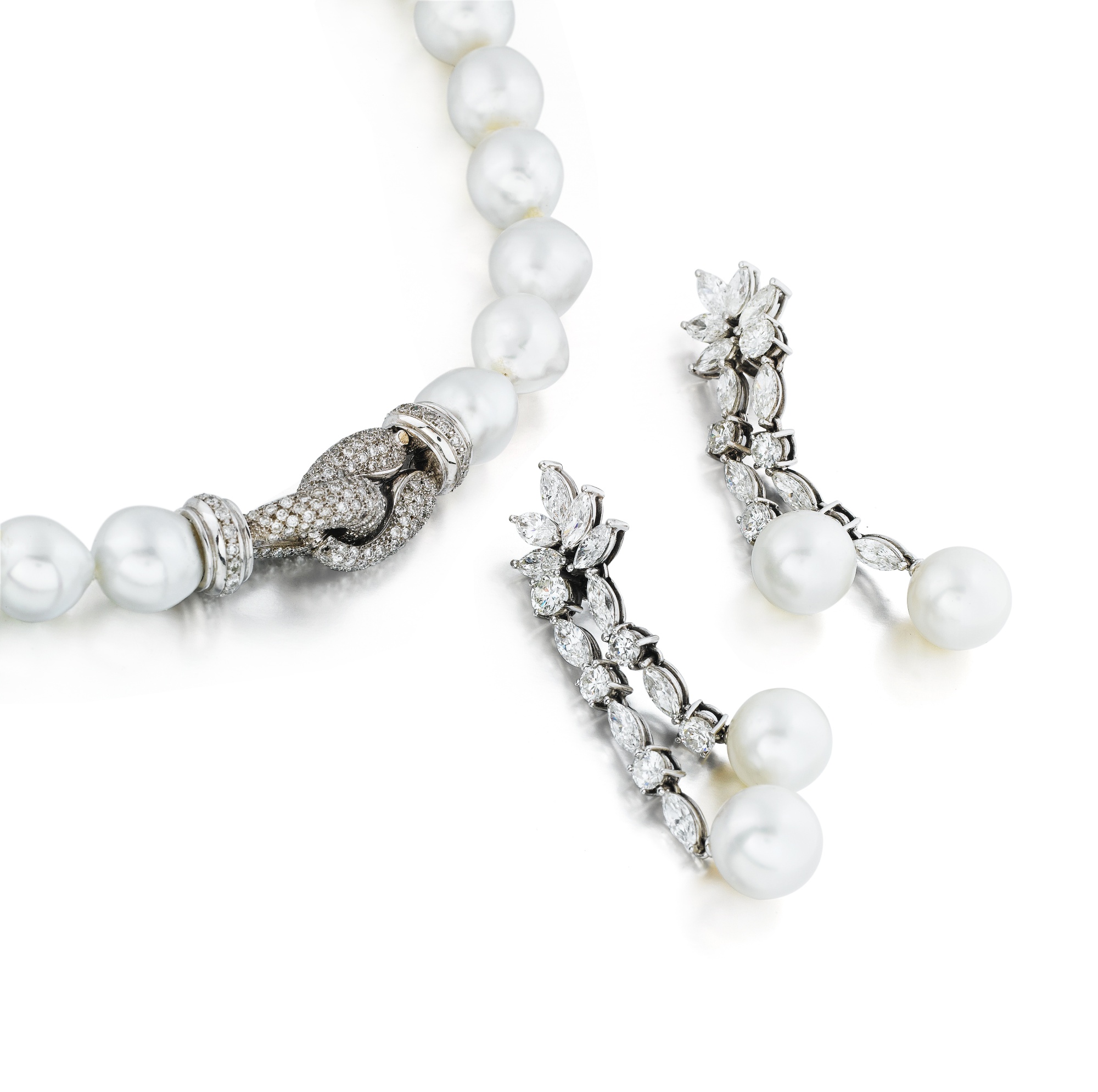 Collier Argent 925 Avec Perle De Culture Et Diamant - Chaîne Rolo 18 Pouces, Style élégant Et Intemporel