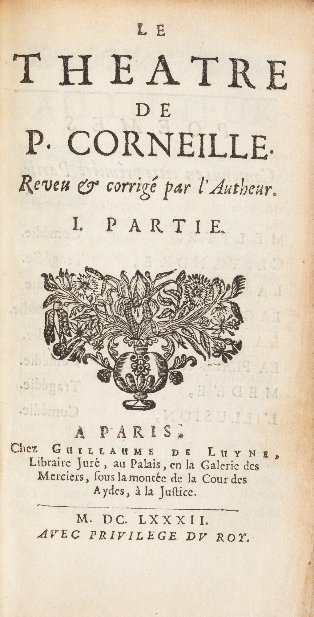 Pulchérie, Comédie Héroïque De Pierre Corneille - Édition Originale De 1673