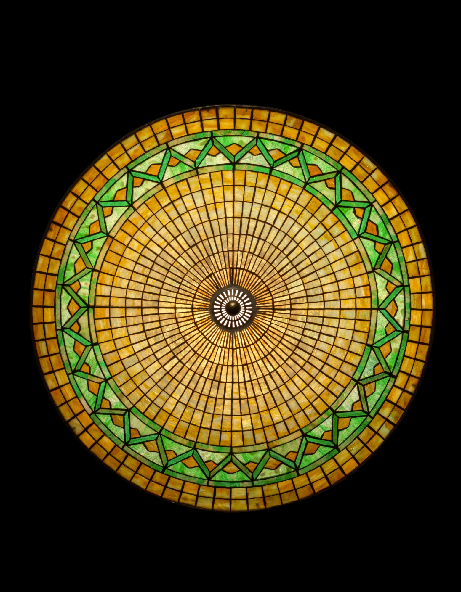 "Geometric" Parasol Chandelier Important Design Sotheby's