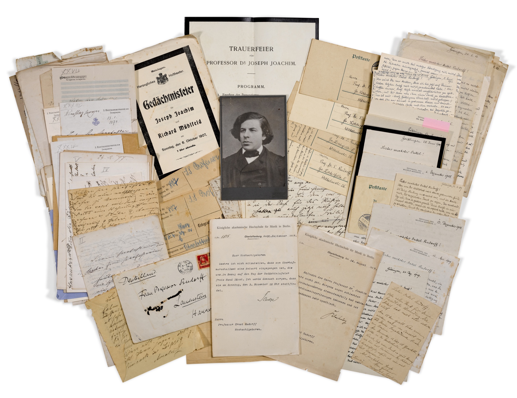[J. Joachim.] Collection of Joachim family correspondence, mostly to