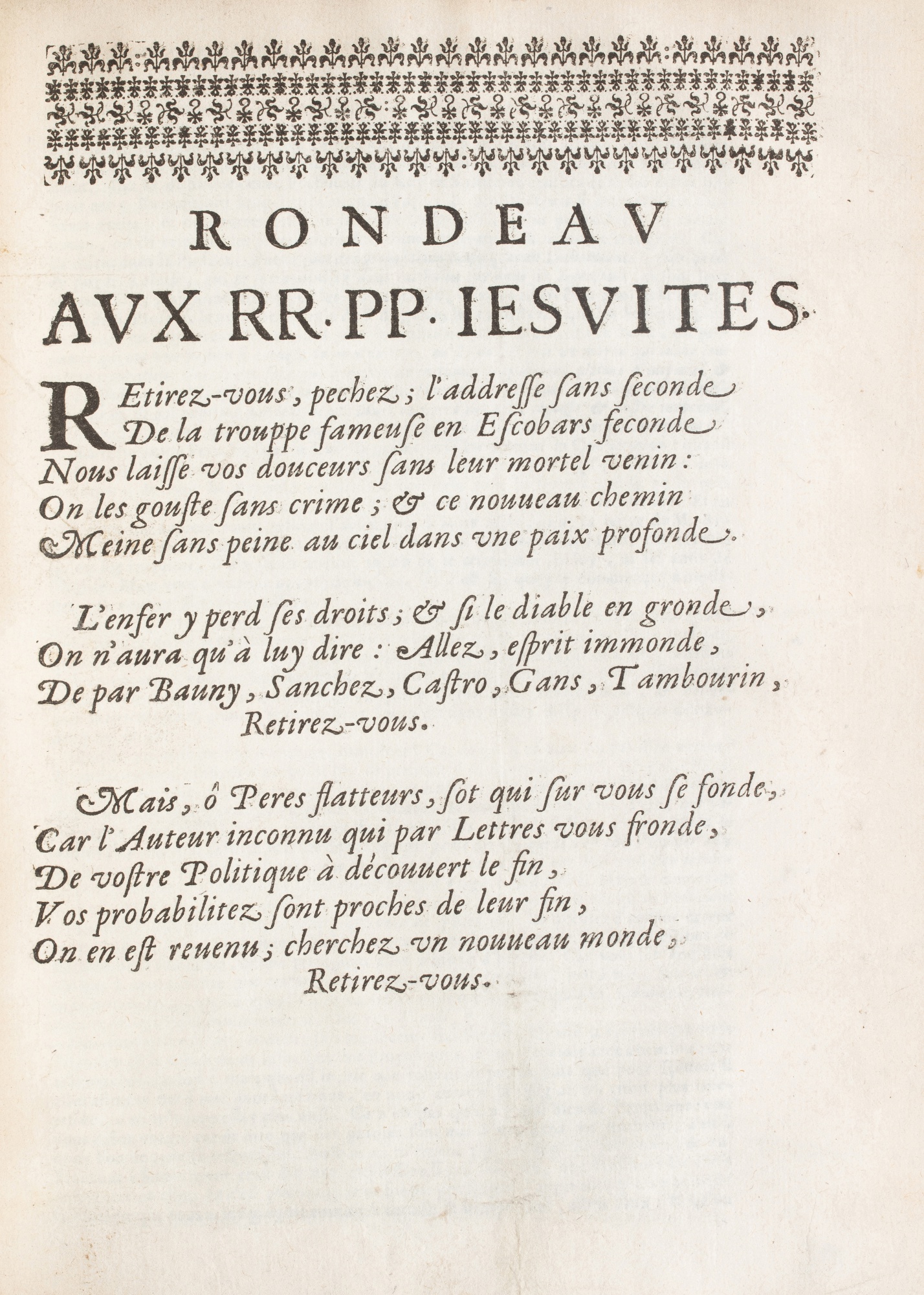 Les Provinciales De Blaise Pascal - Édition Originale 1657 En In-4 Reliée Cuir