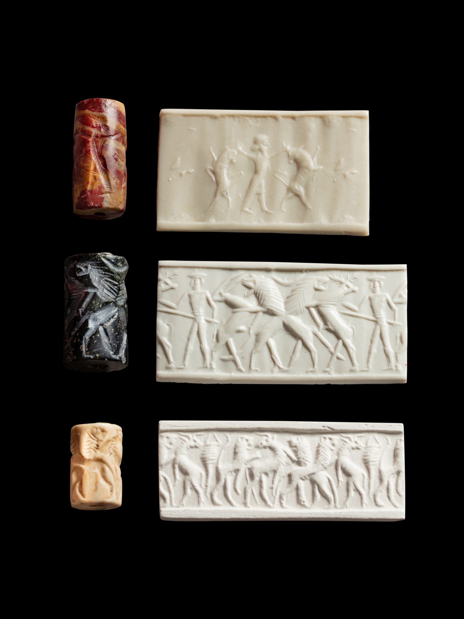 A Large Collection of Near Eastern Cylinder Seals, and other Near