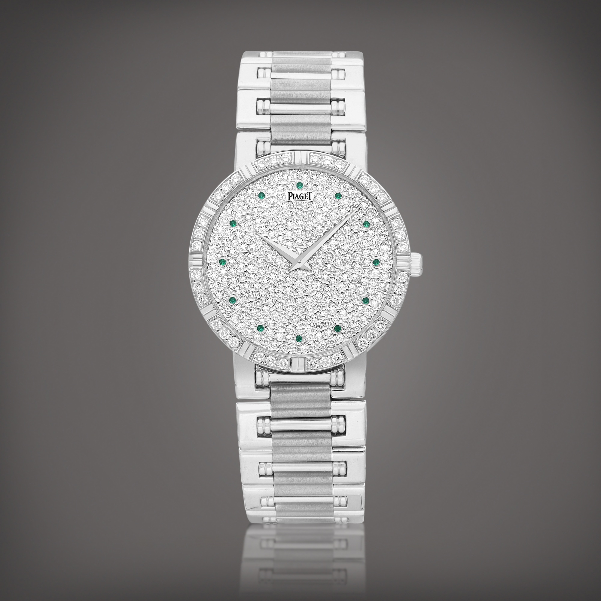 Dancer, Reference 94024 | A white gold, emerald and diamond-set ...