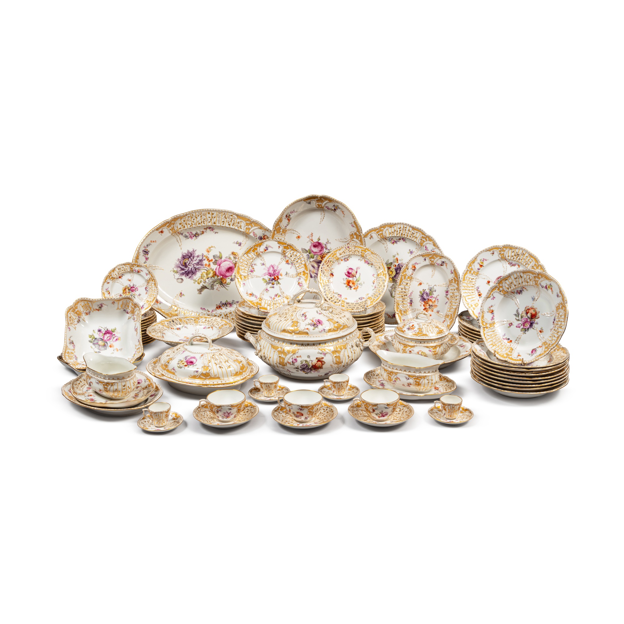 Service De Vaisselle En Porcelaine Monbrun 32600 Décoration