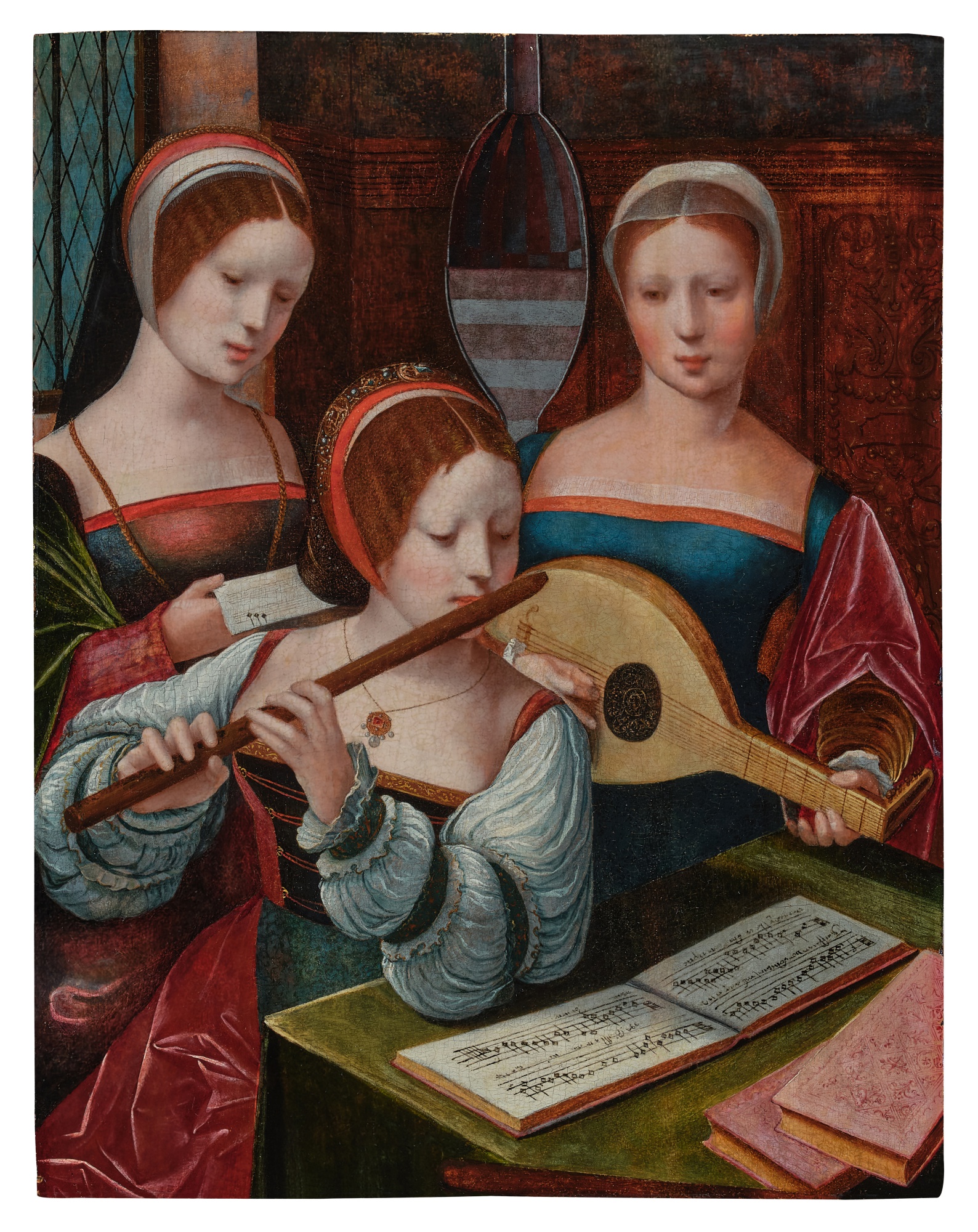 A Concert with a singer, flautist, and lutenist | Master Paintings Part ...