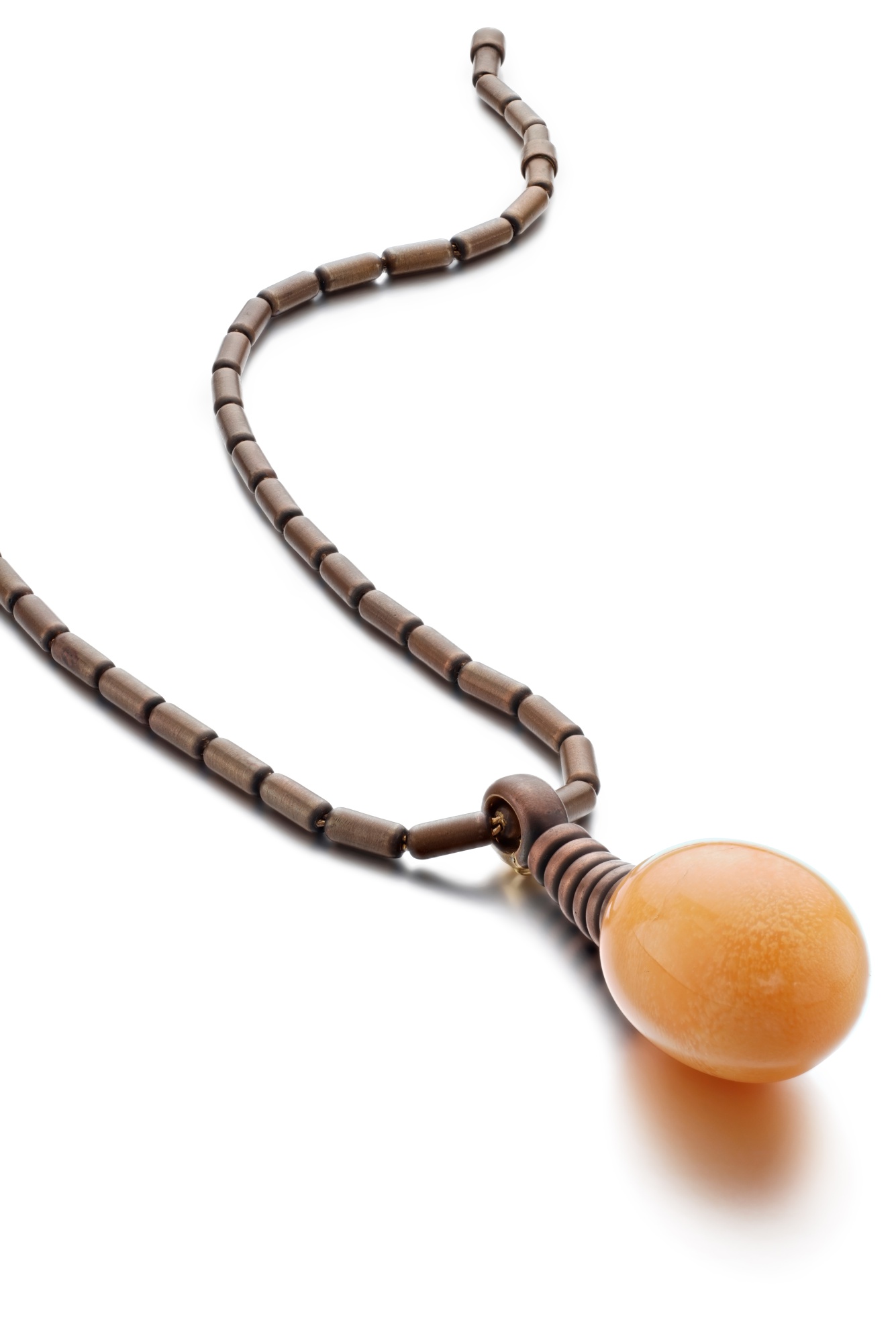 Copper and melo pearl necklace Hemmerle 銅及美樂珠項鏈 Magnificent Jewels