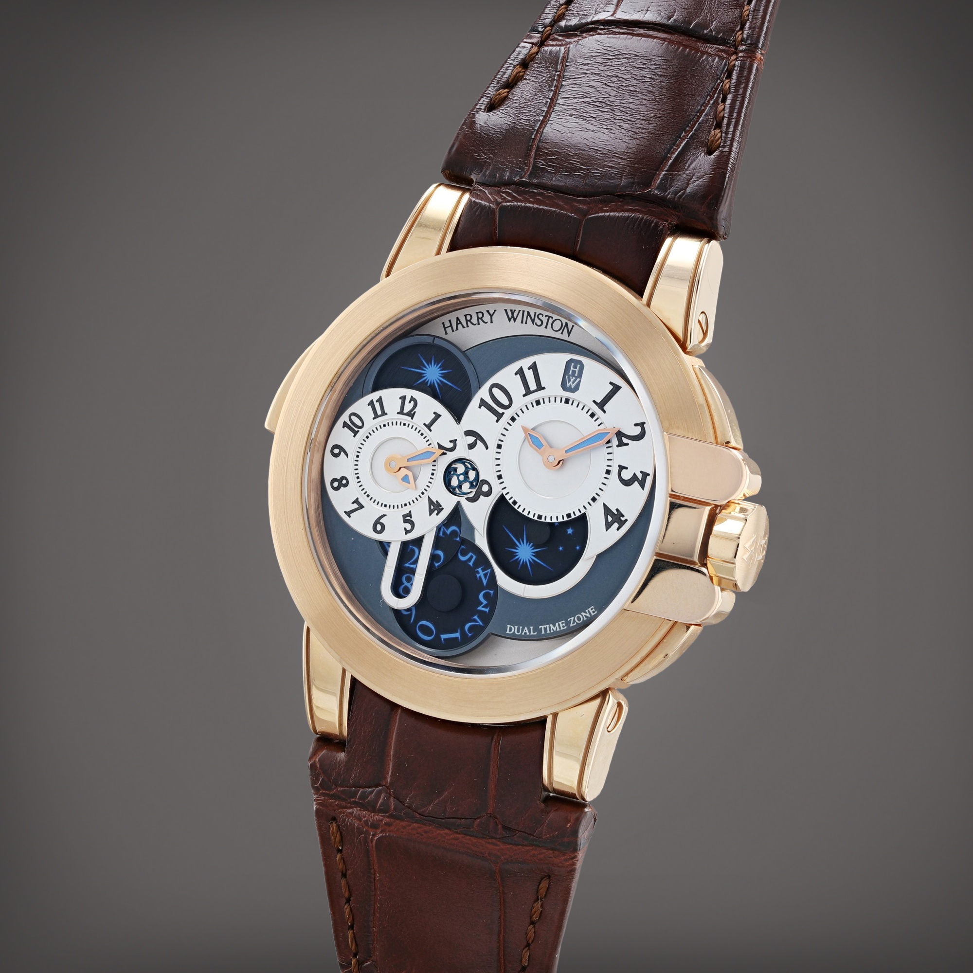 Ocean Dual time zone, reference 400MATZ44RL.W Montre bracelet à double