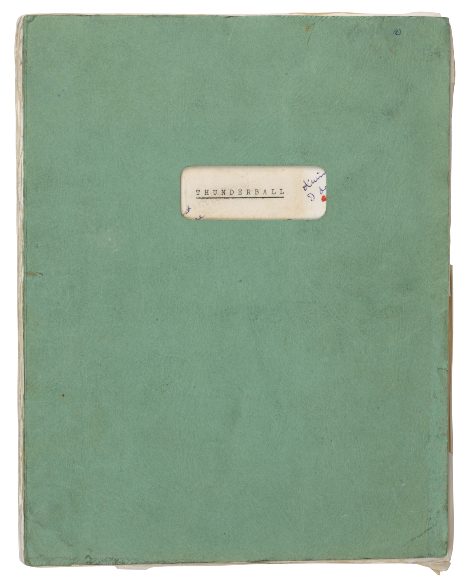 Richard Maibaum | Ian Fleming's Thunderball, screenplay, 1961 | James ...