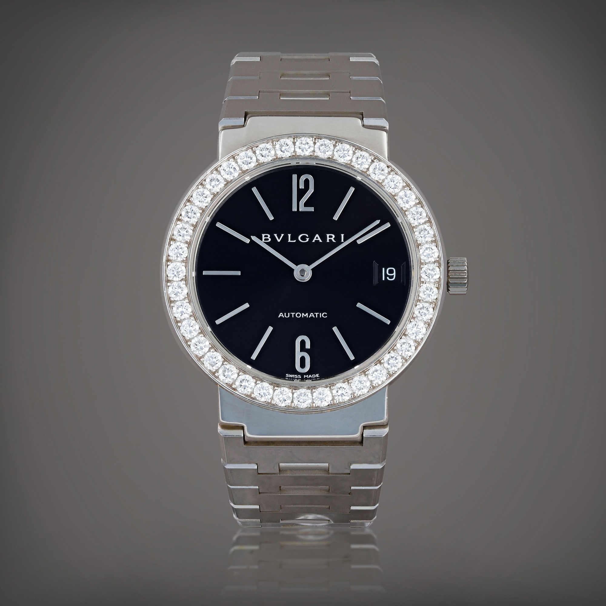 Montre Optima Femme - Cadran Sertis De 97 Diamants (0.54cts) - Luxe Suisse
