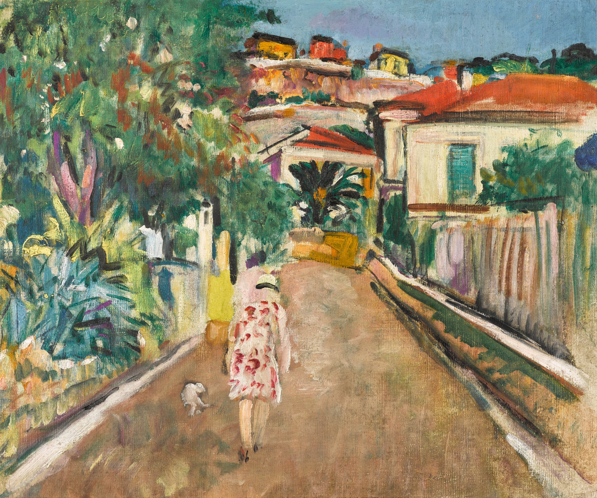 A Street in Villefranche Scottish Art 2022 Sotheby's