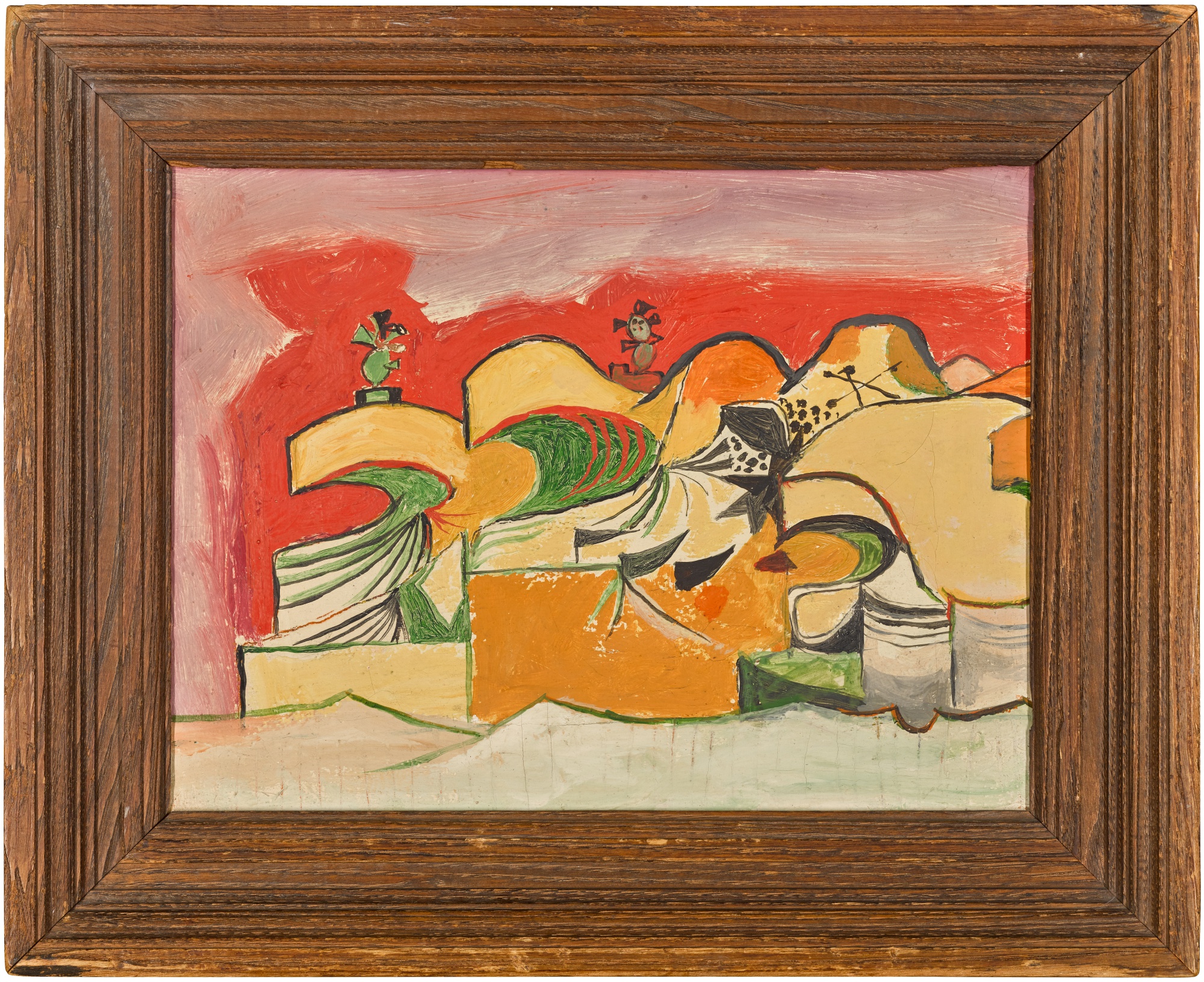 Abstraction Under a Mauve Sky Modern British Art 2022 Sotheby's