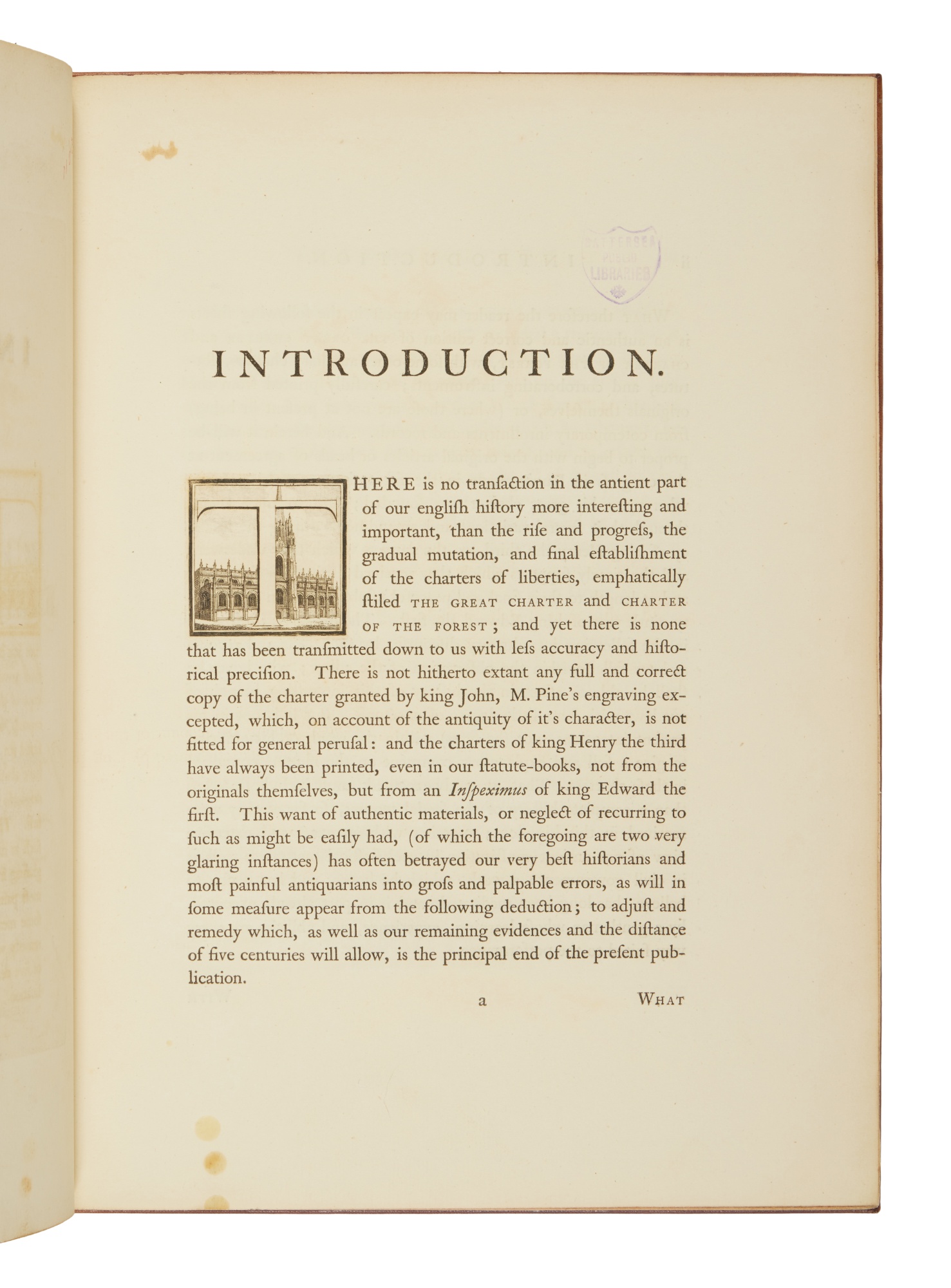 Blackstone, William "A work of the highest importance for the