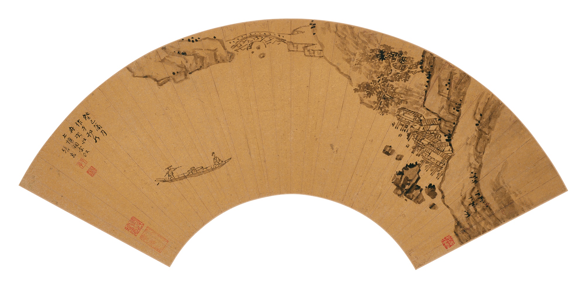 Zhang Xuan (17th Century) 張玄 Wine transporting 載酒圖 Fine Classical Chinese Paintings 2023