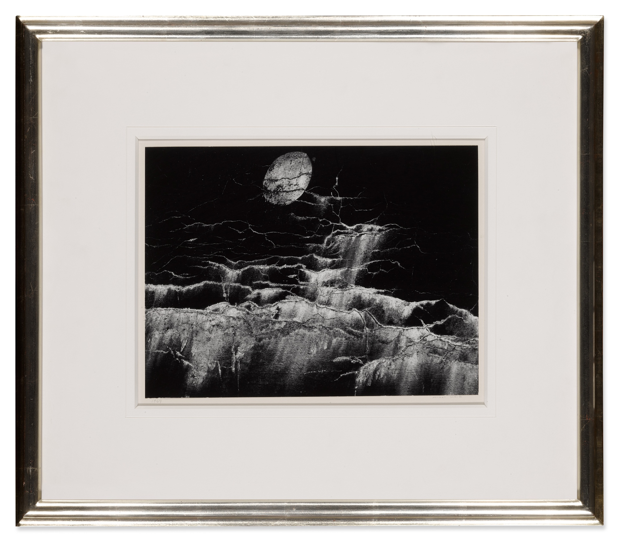 Moon and Wall Encrustations, Pultneyville, New York Photographs