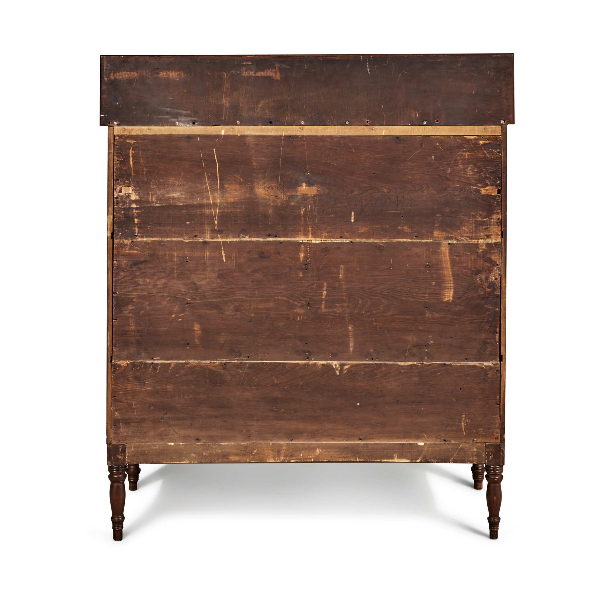 The Martindale Family Rare Federal Inlaid and Figured Maple, Mahogany