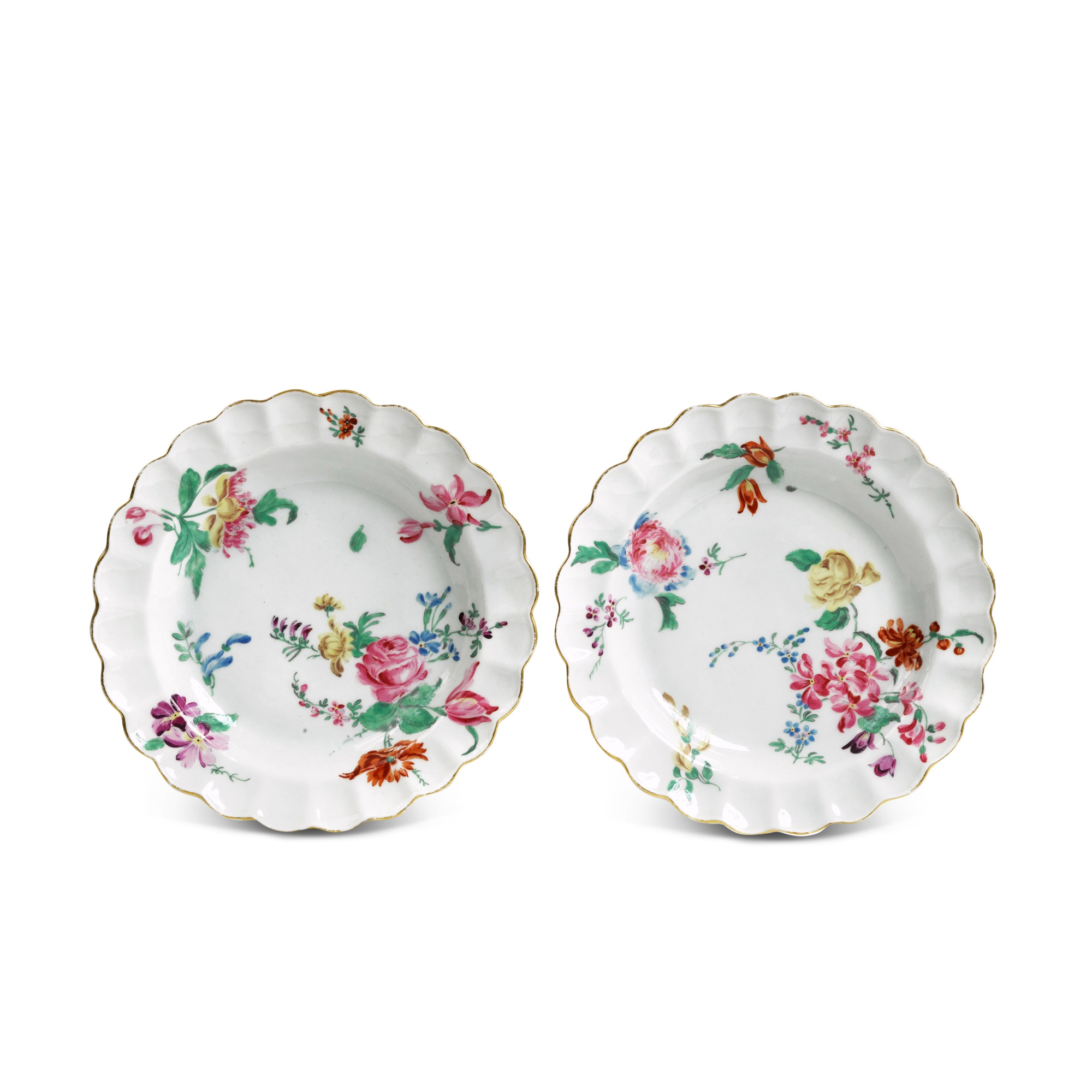 A Pair of Worcester Dessert Plates, Circa 1768-70 | A Taste of Rococo ...