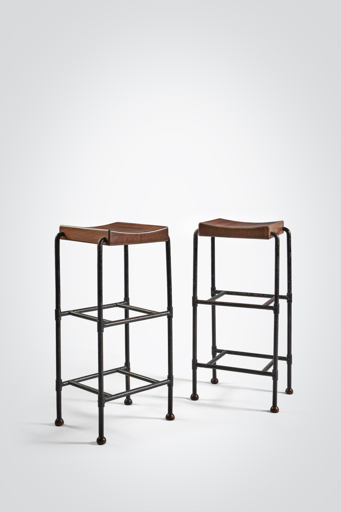 Pair of Bar Stools for the Beauvallon Golf Club, Grimaud, France
