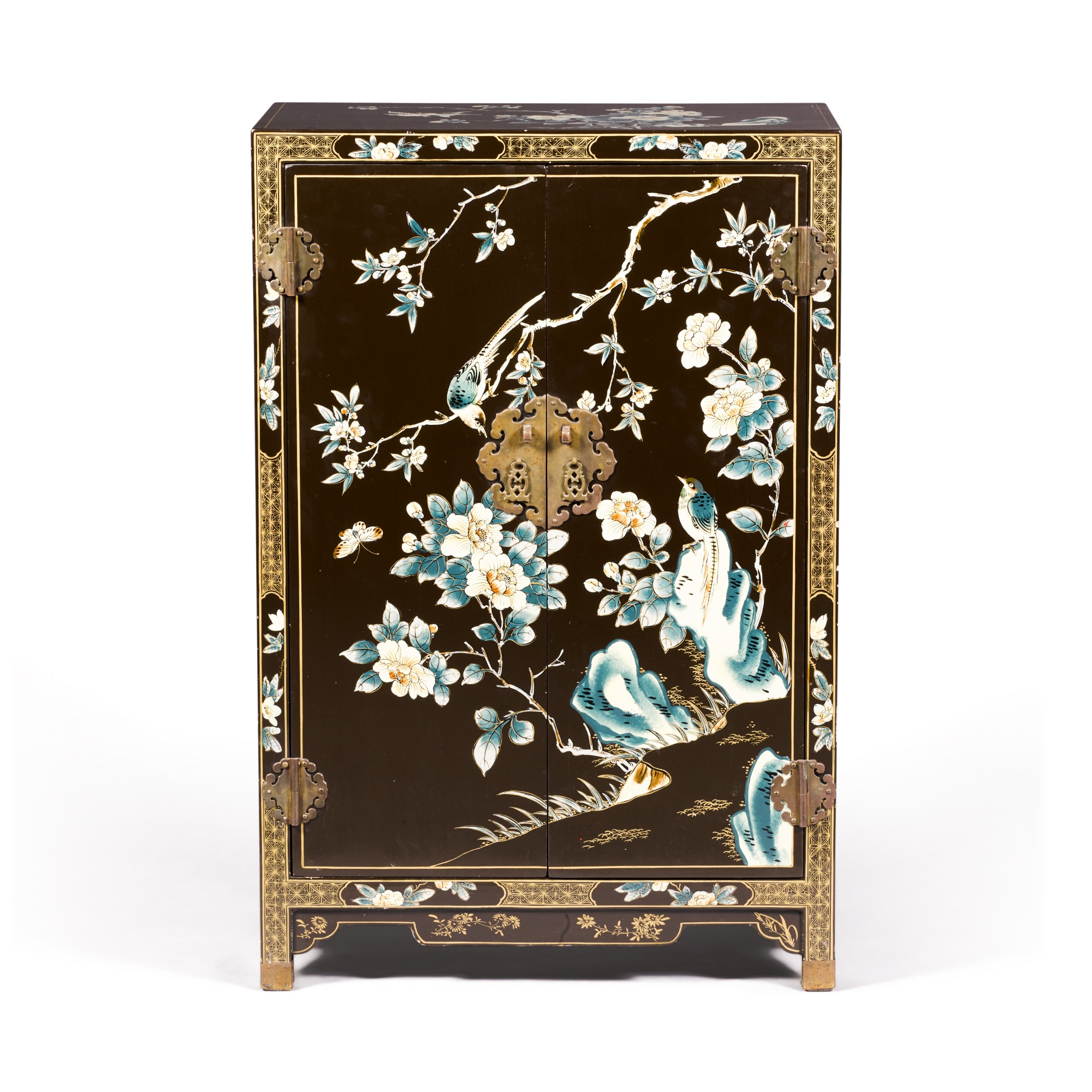 A lacquer and giltheightened 20th century Freddie Mercury