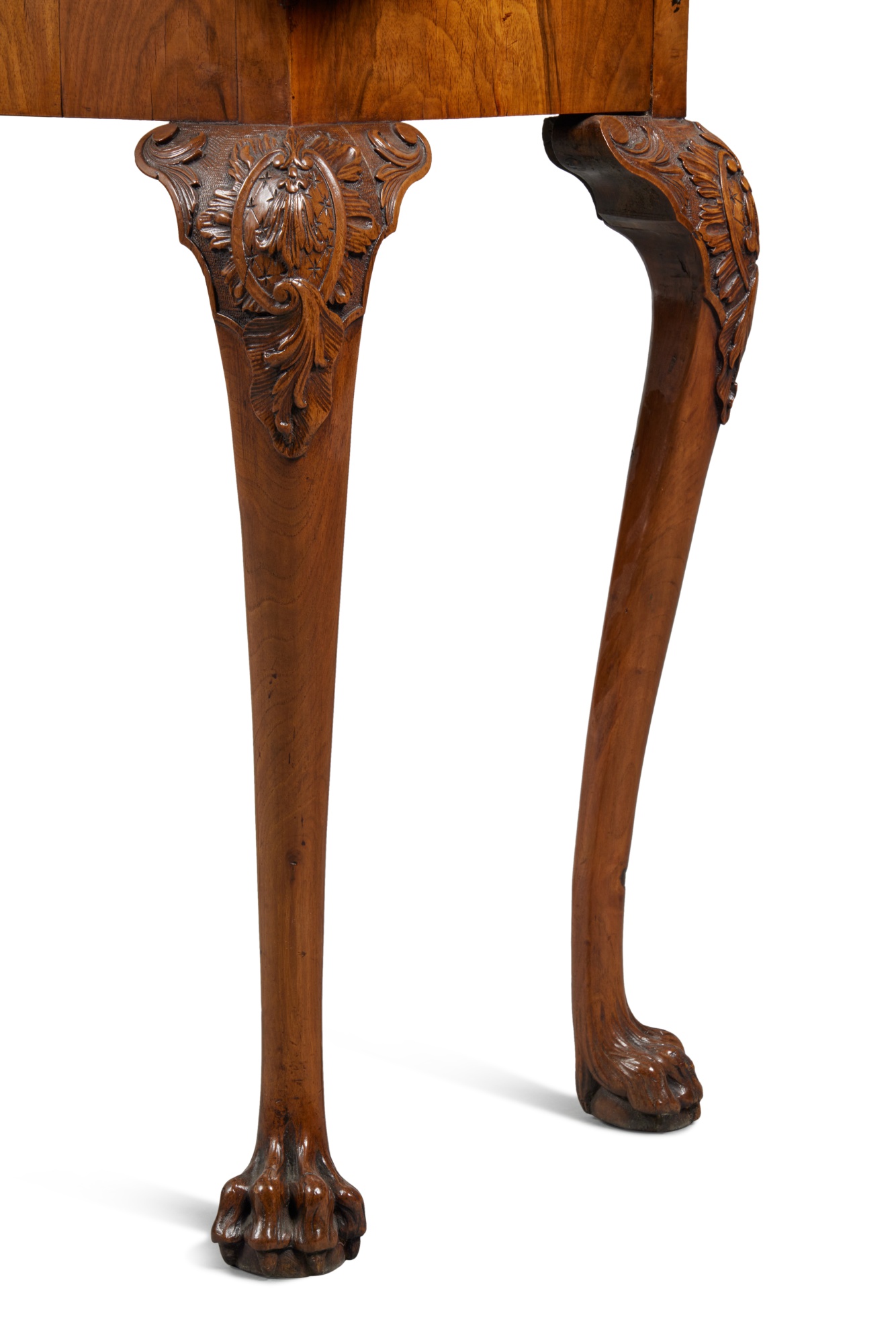 A II Walnut Concertina Action Games Table, Circa 1740 and Later Hyde Park Antiques