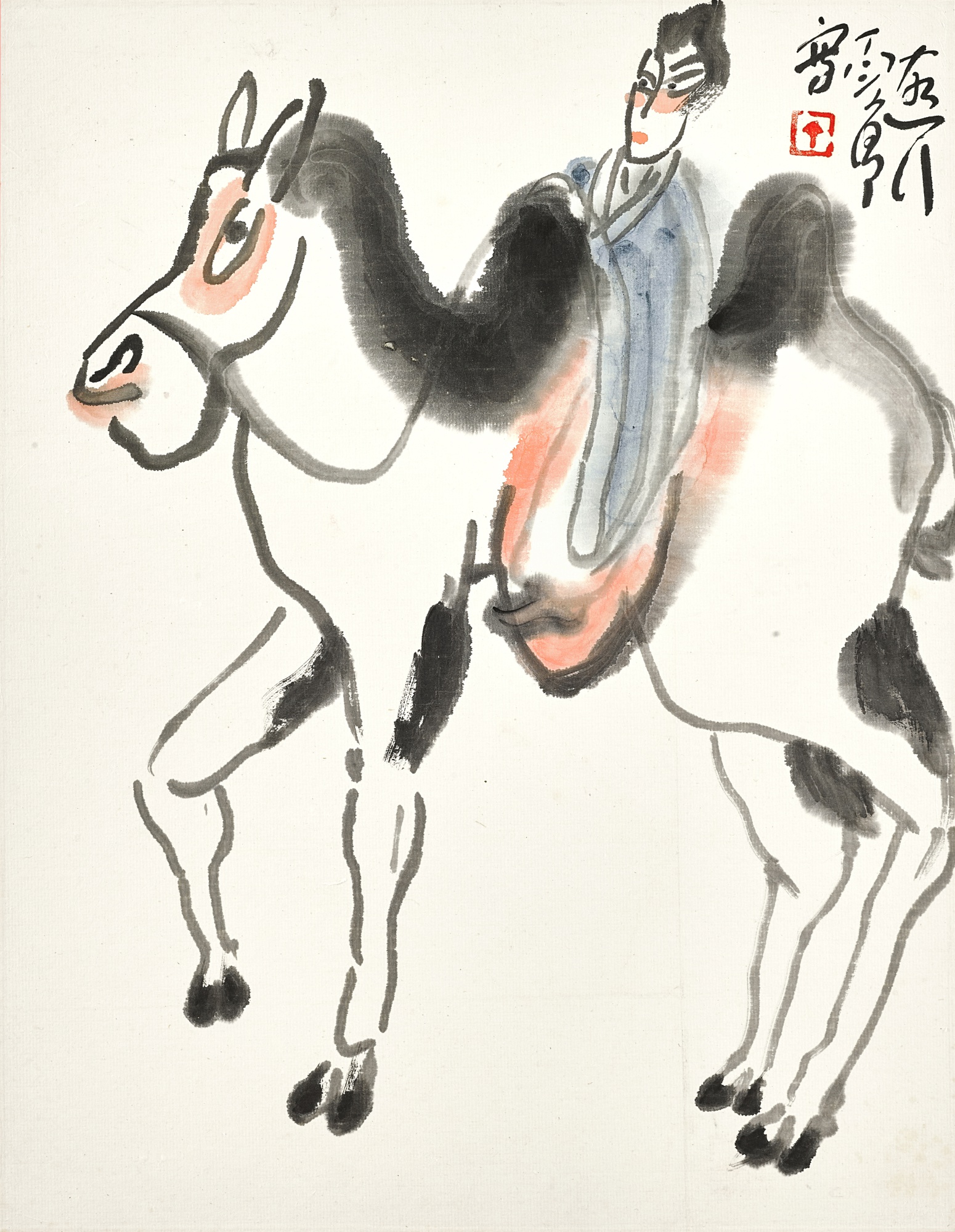 丁衍庸 駱駝行 | Ding Yanyong, Riding Camel | Fine Chinese Paintings | 2023 ...