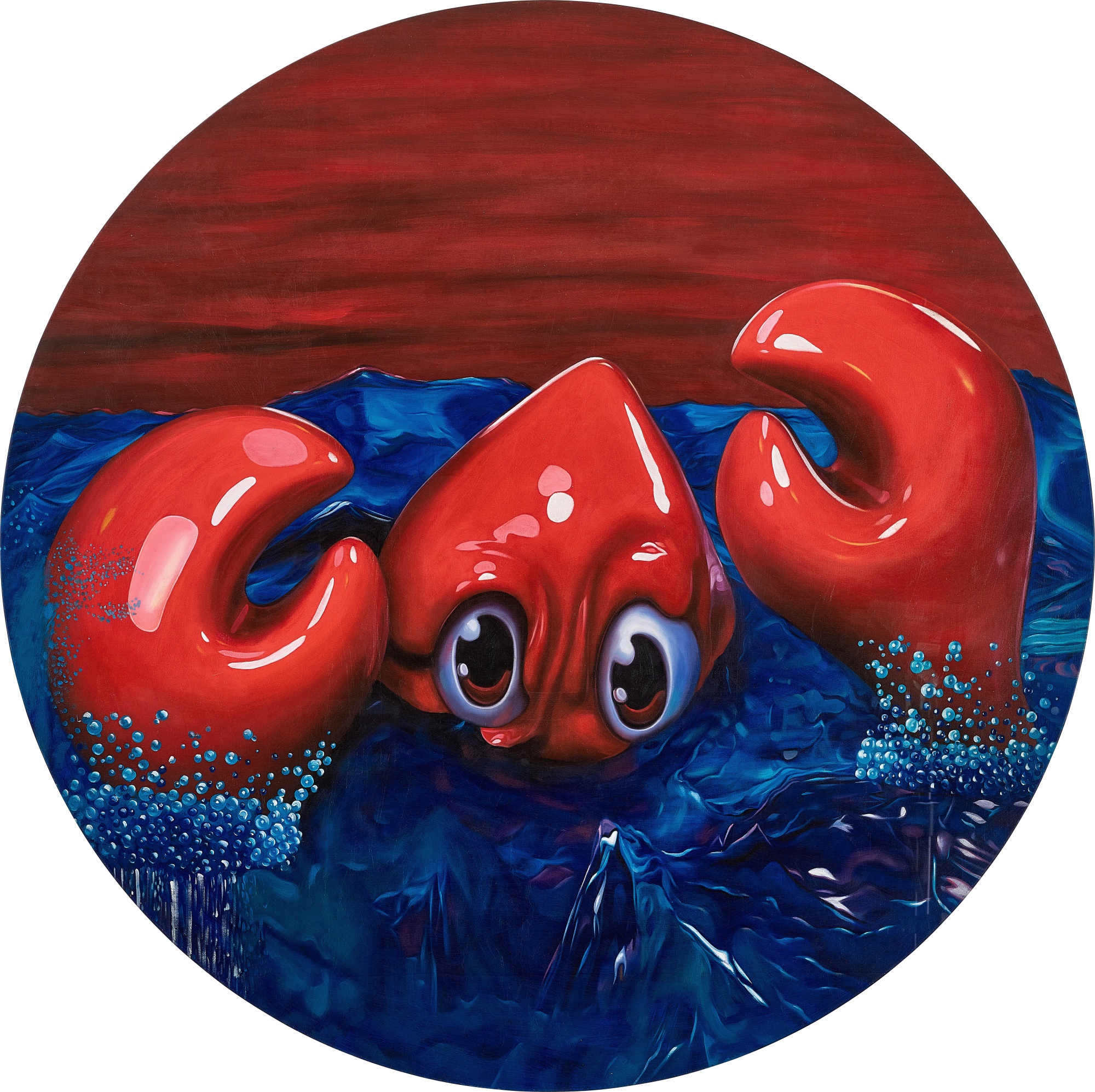 Lobster At Sea (Red) | 海中龍蝦（紅色） | Contemporary Discoveries | Down the ...