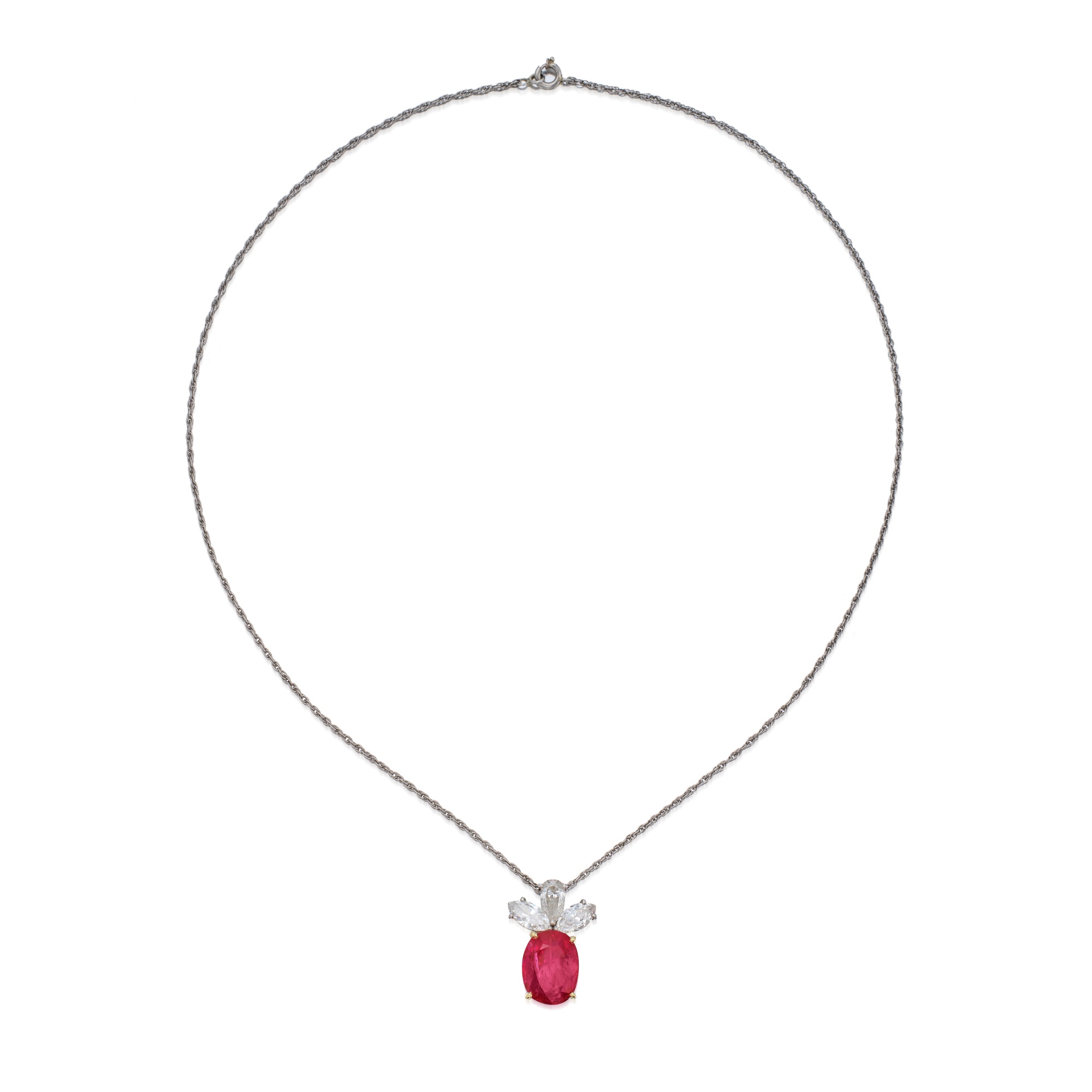 Ruby and Diamond Pendant-Necklace | Fine Jewels | 2022 | Sotheby's