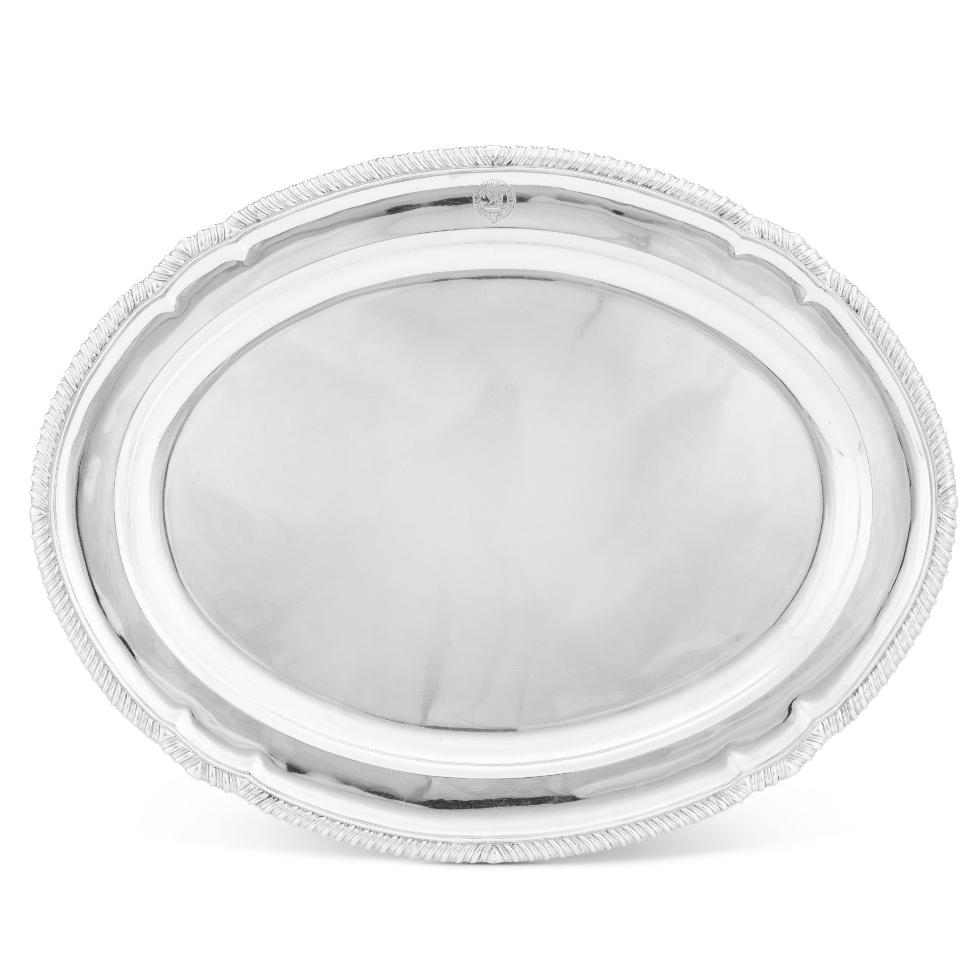A George IV silver meat dish, John Mewburn, London, 1823 | Design 17/20:  Furniture, Silver & Ceramics | 2023 | Sotheby's
