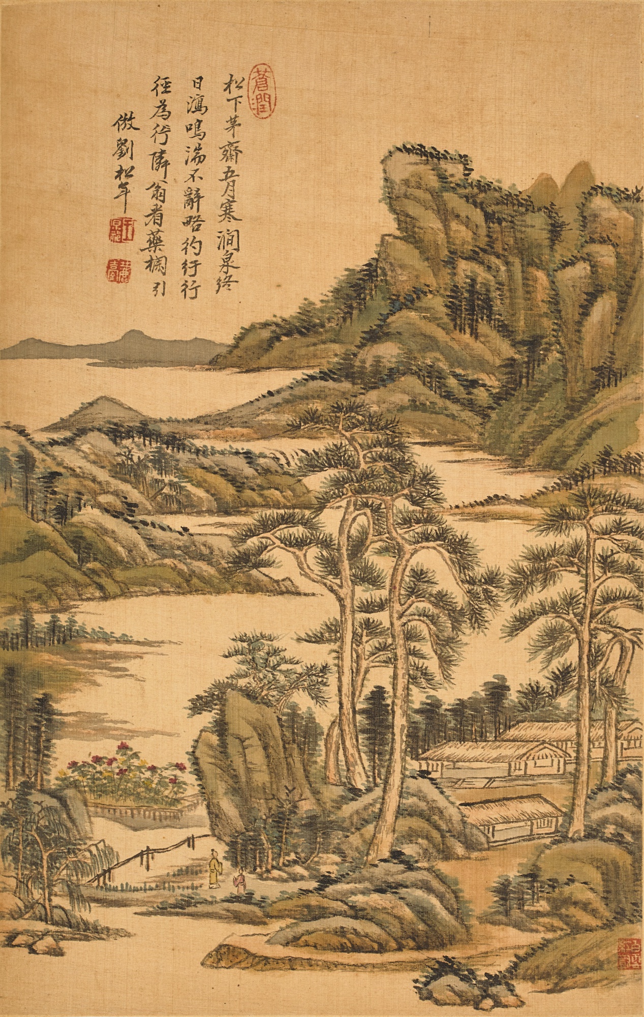 Wang Yuanqi (1642-1715) 王原祁| Landscape in four seasons 倣古四時景册 | Fine ...