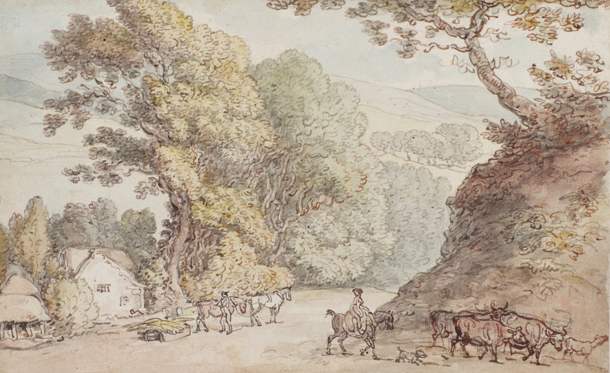 A rural landscape, possibly Cornwall Old Master & British Works on