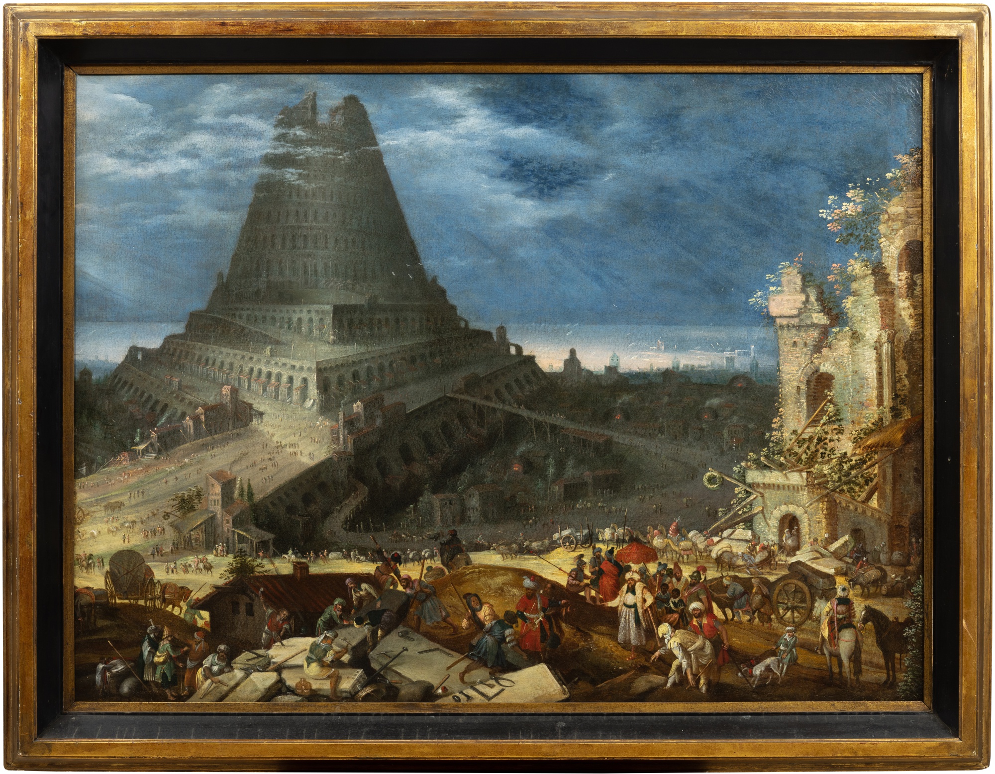 Puzzle Nathan 6000 Pièces – La Tour De Babel – Grand Format Carton Occasion